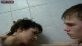 Guys have fun in the bathtub blowjob and cumshot on feet snapshot 9