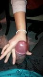 Handjob with powerful cumshot snapshot 10