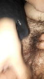 Play with my cock on her hairy wet pussy snapshot 10