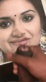 Keerthi Suresh close -up gezicht cumtribute snapshot 5