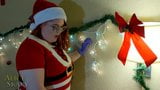 Mrs Santa Punishes A Naughty Bad Elf - Caned & Strap-On Fuck snapshot 10