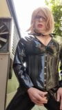 Rachel Strokes It With Her Latex Catsuit and Thigh Boots snapshot 8