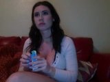 Chloe Lamb - snacking on her webcam snapshot 17