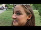 Nasty brunette in public blowjob snapshot 2