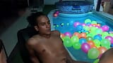 Sexo a três interracial com meu cliente VIP e meu chefe na piscina do clube! Naty Delgado, Karol Duke e Sr. Matamorros snapshot 18