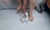 Anna showed off with her shoes. It was a pleasure for me to shoot the video. snapshot 1