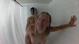 Koppel doet anaal onder de douche snapshot 18