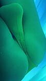 fingering my ass , Rubbing and stroking my cock In tanning bed snapshot 4