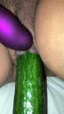 Girlfriend orgasming hard on cucumber snapshot 1