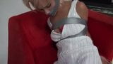 Blonde Girl Gagged in Duct Tape Bondage snapshot 18