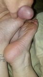 Cumming on feet snapshot 9