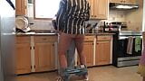 Moroccan Wife Gets Creampie Doggystyle Quickie In The Kitchen snapshot 7
