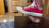 Schiaccia la palla con i mandrini converse rossi snapshot 5