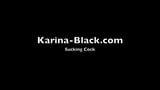 Karina Black - готическая девушка сосет член. snapshot 1
