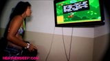 Free watch & Download heather Deep playing super mario brother gets deepthroat thr