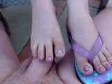 Cum on Flip Flop Feet snapshot 9