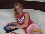 Lia is a nerdy girl who loves being naughty with the camera snapshot 3