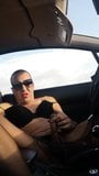 Matteo si masturba in auto in collant snapshot 6