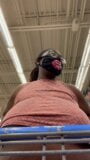 Nookiescookies flashing her nipples in Walmart snapshot 12