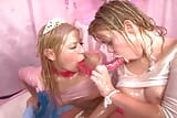 Amazing lesbian play in small pool snapshot 24