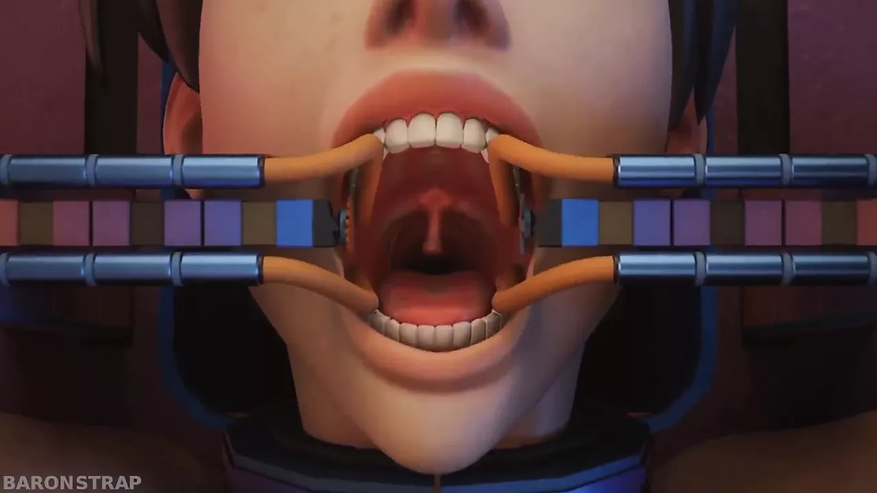 Tracer tickled in d.va's arcade