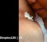 DIMPLES126 Ebony BBW Rimming Interracial Ass Licking Lovers Hole with Cheesecake Fetish snapshot 8