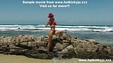 Hotkinkyjo self anal fisting & prolapse on the beach fun snapshot 2