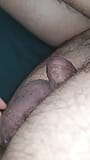 Step mom pulled out step son dick through his legs and play with his head and balls snapshot 2