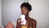 Phat Ass Ebony Panty Try On 16 snapshot 8