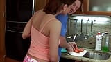 Outstanding German MILF pleasing a hard pecker in the kitchen snapshot 4