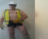 Construction Bear Gives a Hot Show snapshot 1