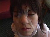 japanese doll takes a very nice facial between the eyes snapshot 4