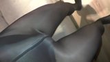 Big cumshot in panties and pantyhose of my aunt after work snapshot 1