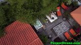 Lesbians spied on by drone snapshot 2