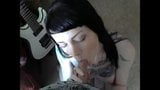 Tattooed hottie blowjob snapshot 2