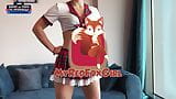 MyRedFoxGirl Serves Her Sugar Daddy in a Schoolgirl outfit snapshot 1