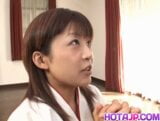 Ami Kitakima takes two cocks at the same time and makes a do snapshot 1