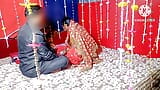 Real village wedding night, Indian newly married bride's first time hardcore sex HQ XDESI. snapshot 3