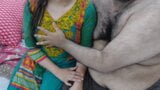 Indian Bahu Giving Foot Massage To Rich Old Sasur, Then Gets Her Ass Fucked With Clear Hindi Audio – Full Hot Talking snapshot 4