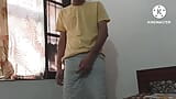 Wow First Time I hold my stepbrother cock while he was wearing lungi snapshot 14