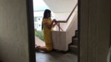 Solo  masturbate in Dress set yellow snapshot 6