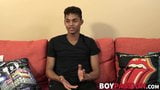 Interviewed black twink Deven Lions shoots massive load snapshot 1