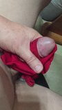 Cumming on wife's worn panties snapshot 2