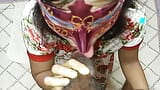 Newly Married Hot Wife Sucking First Time Indian Wife Deep Throat sucking Video snapshot 8