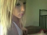 Cute blonde CD jerks and cums snapshot 3