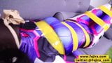 Fejira com – Zentai girl with breathplay and bondage snapshot 10