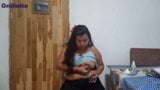 Hen gnilinha extrae leche materna de sus grandes tetas snapshot 5