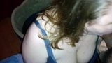 Esposa alemana con grandes tetas chupando refugiado snapshot 10