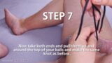 Kuk och boll bondage tutorial - enkel guide hur man knyter kuk snapshot 3