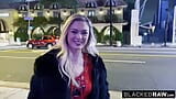 Blackedraw - ciasna mała blondynka Amber przyjmuje gruby bbc snapshot 2